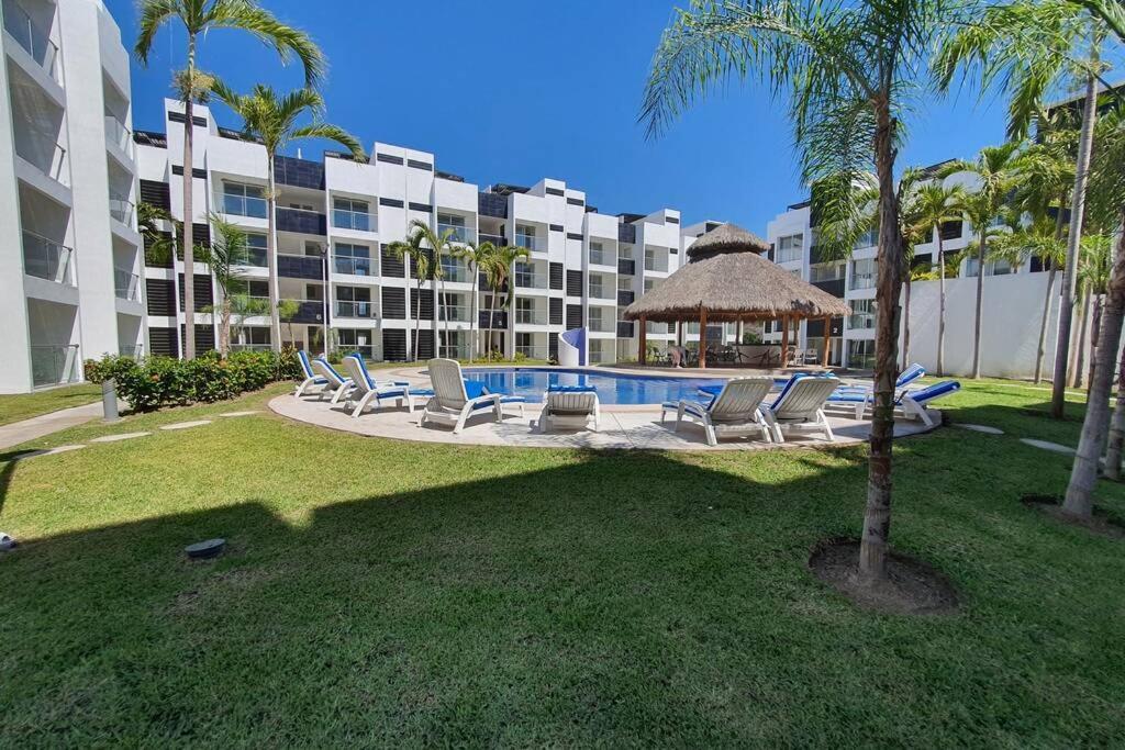 Departamento De Lujo En Manzanillo, Planta Baja Frente A La Alberca Διαμέρισμα Εξωτερικό φωτογραφία